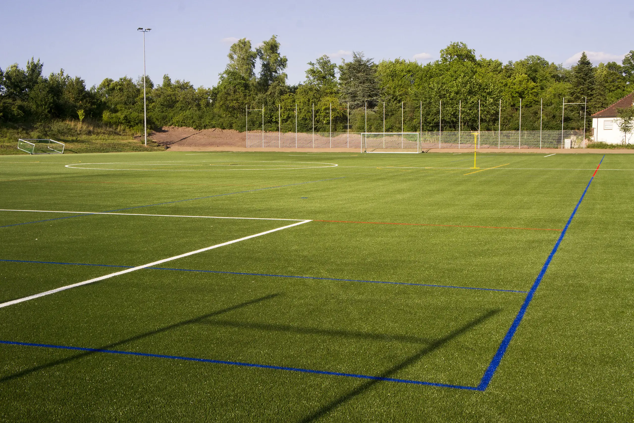Geiselwind soccer facility, Germany, with artificial turf