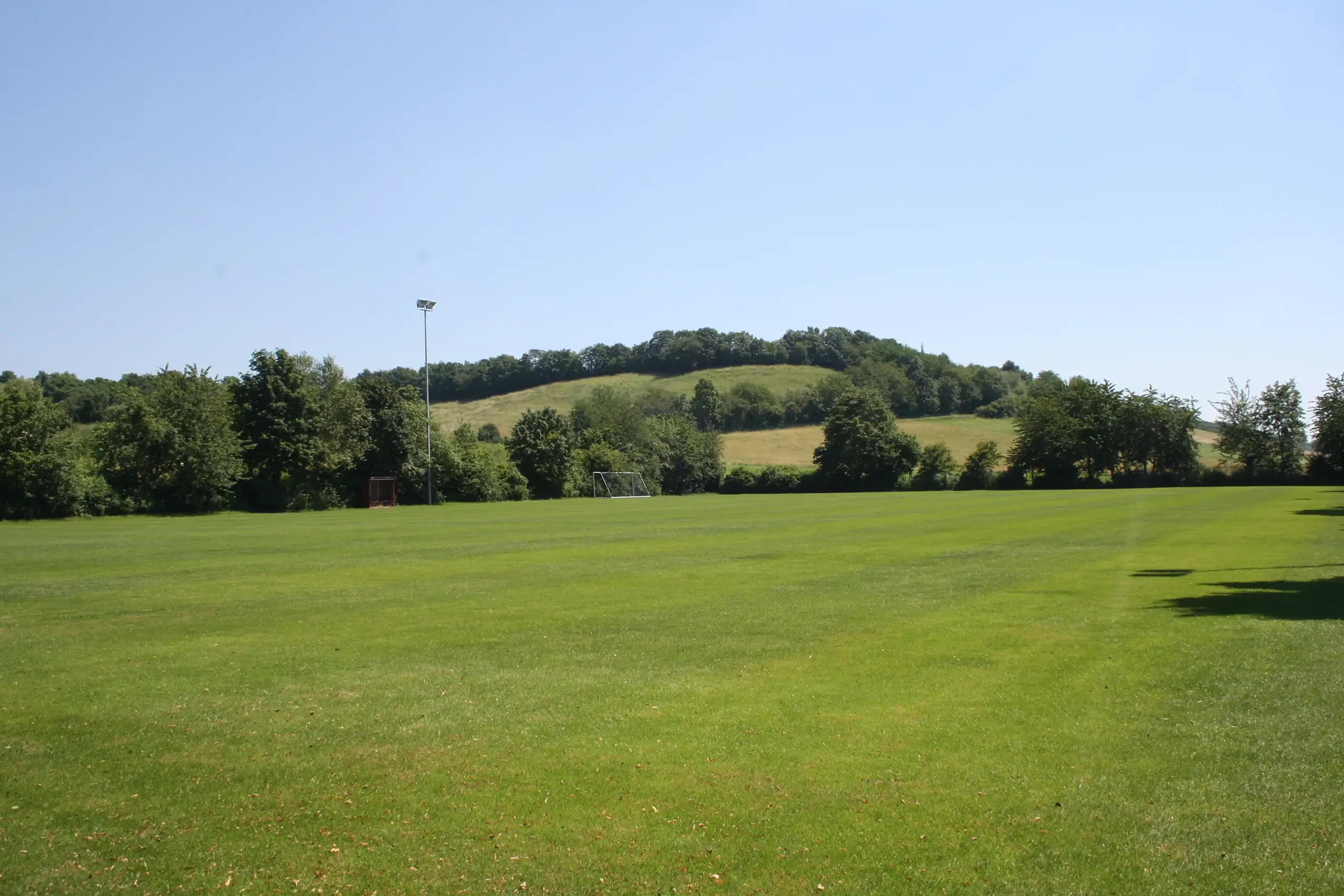 Geiselwind soccer facility, Germany, with natural grass