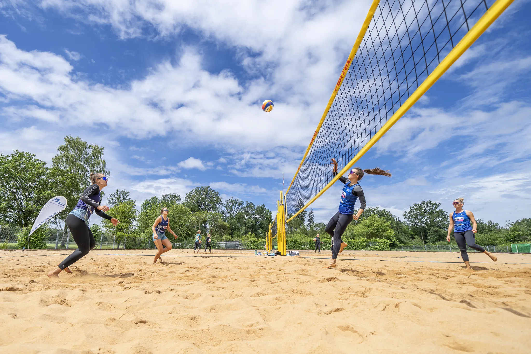 Oberhaching Sports School, Beach Volleyball, Oberhaching, Germany