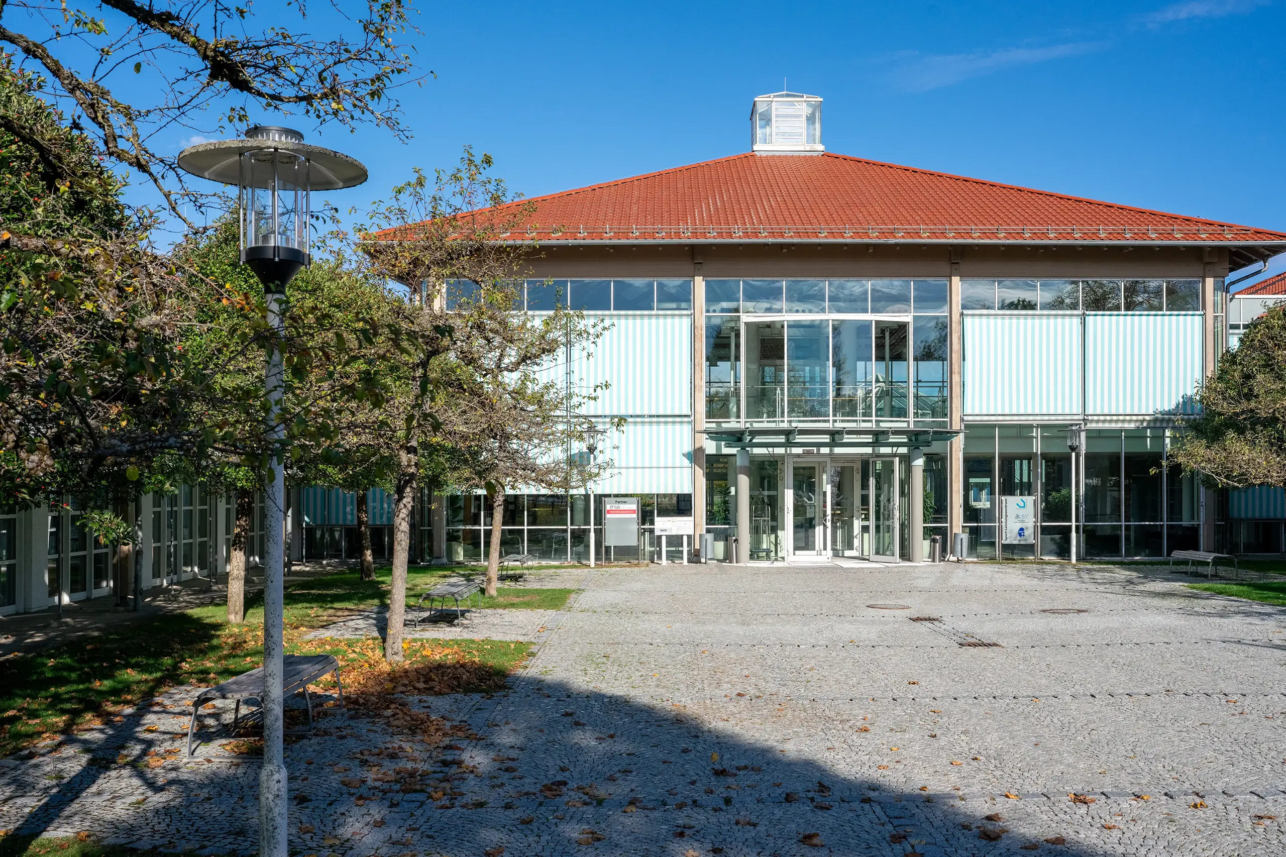 Oberhaching Sports School, exterior view, Oberhaching, Germany