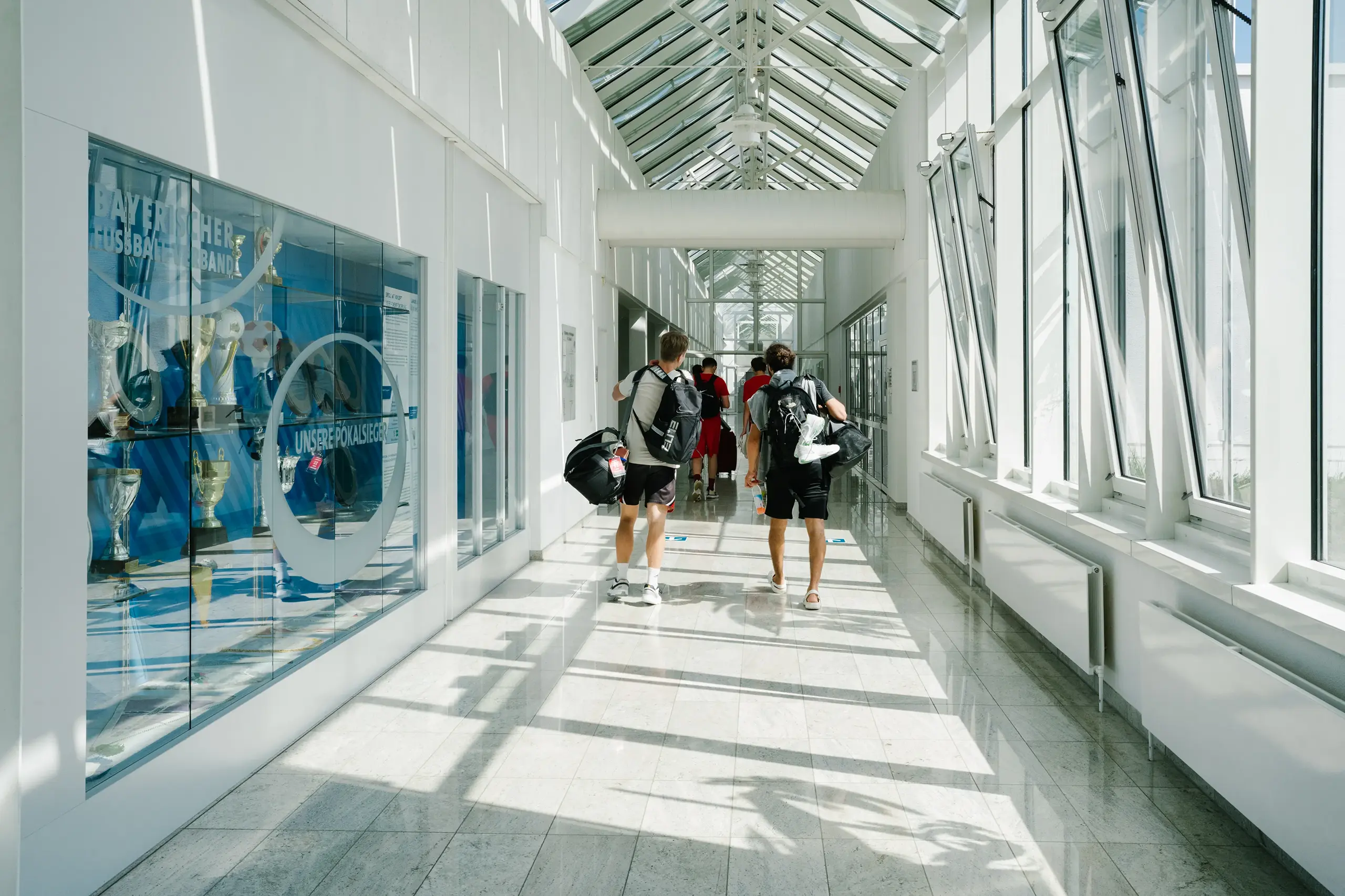 Oberhaching Sports School, Passageway, Oberhaching, Germany