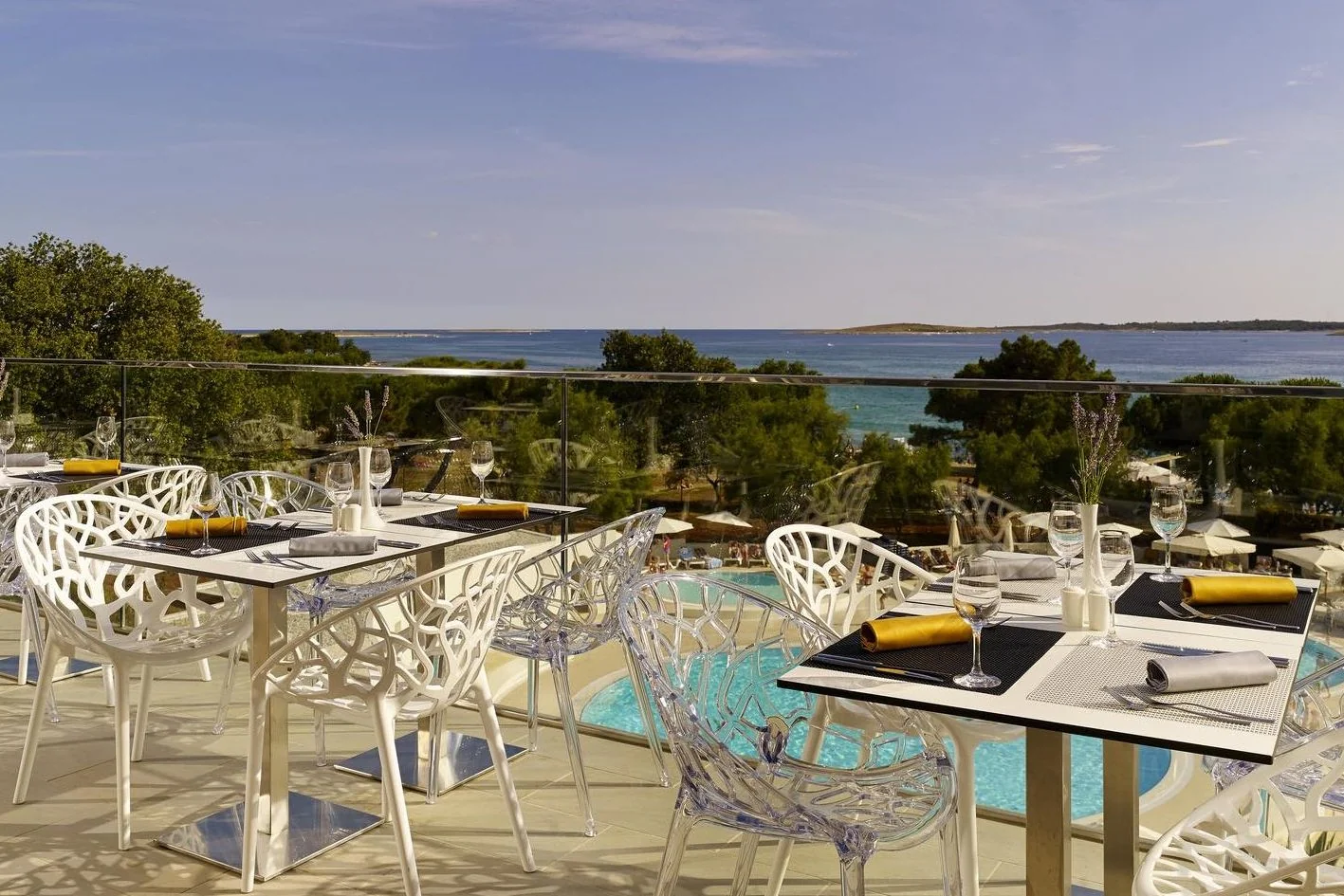 Hotel Park Plaza Belvedere Medulin, Terrasse, Medulin, Kroatien