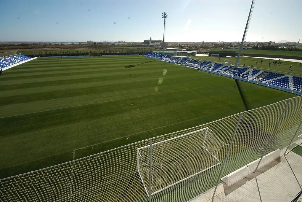 Fussball-Anlage Pinatar Arena, Spanien, mit Naturrasen