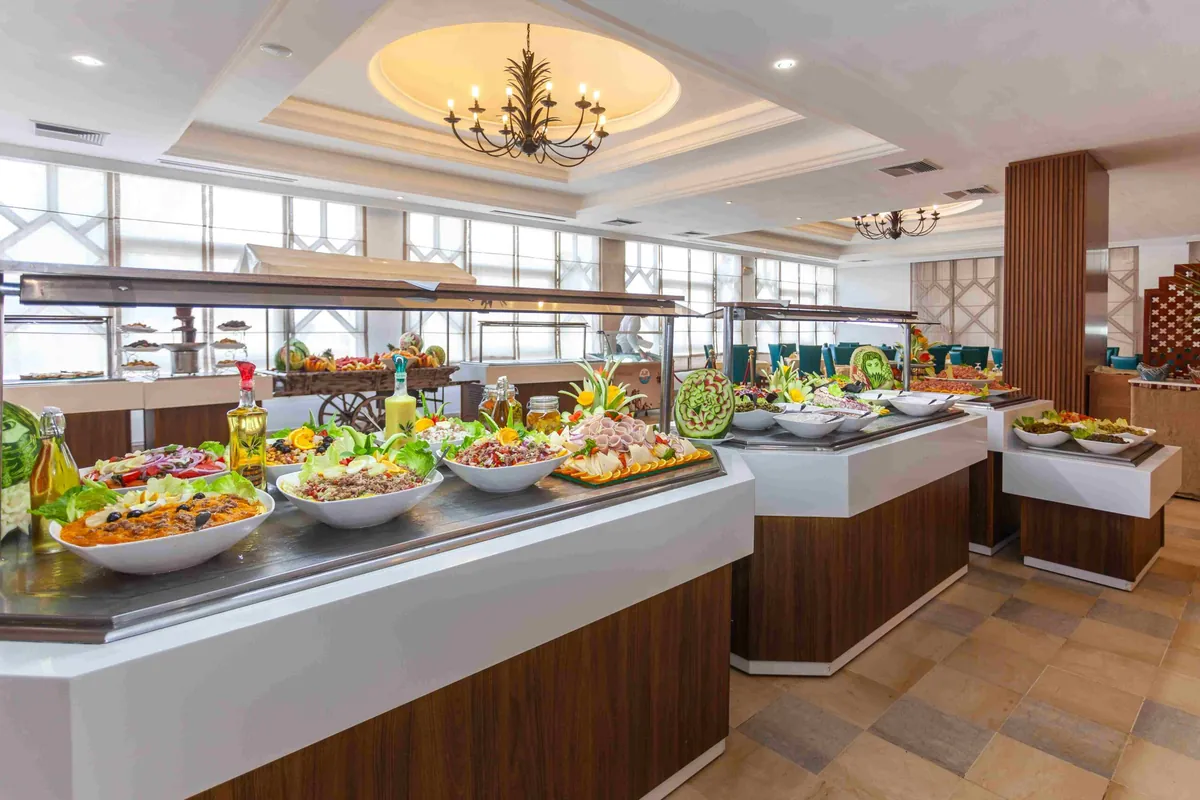 Hotel El Mouradi Palace, Buffet, Port El Kantaoui, Tunesien