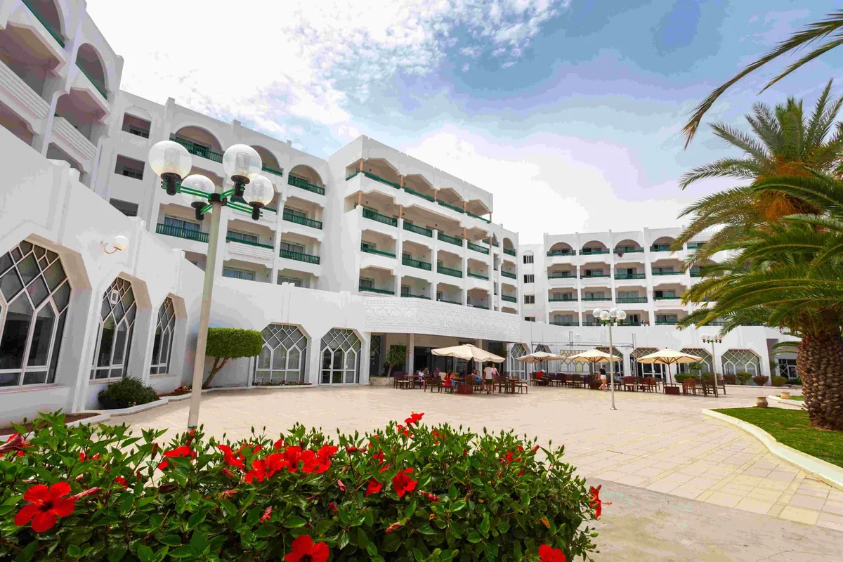 Hotel El Mouradi Palace, Terrasse, Port El Kantaoui, Tunesien