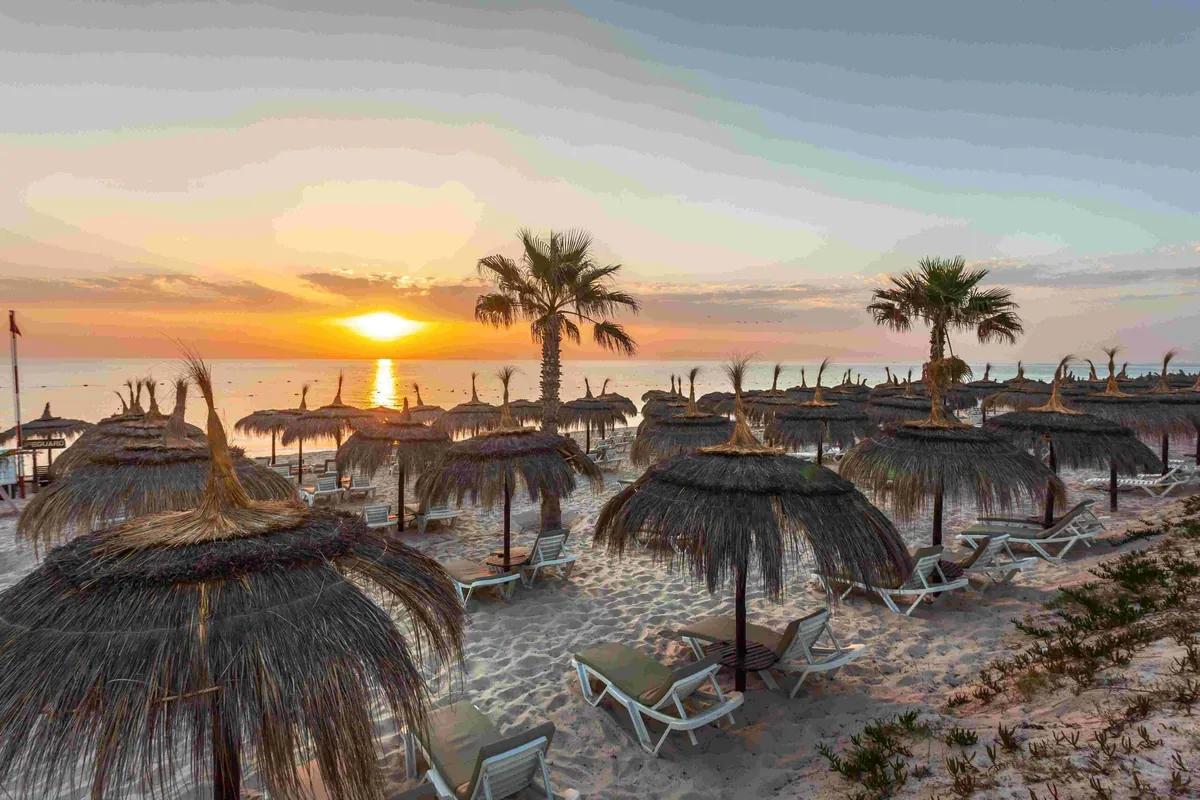 Hotel El Mouradi Palace, Strand, Port El Kantaoui, Tunesien