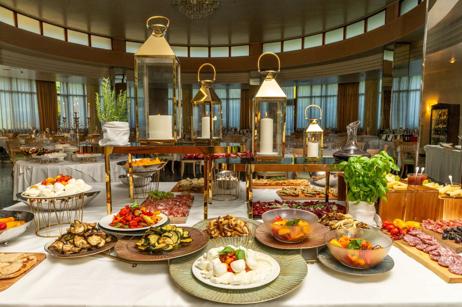 Galzignano Resort, buffet, Galzignano Terme, Italie