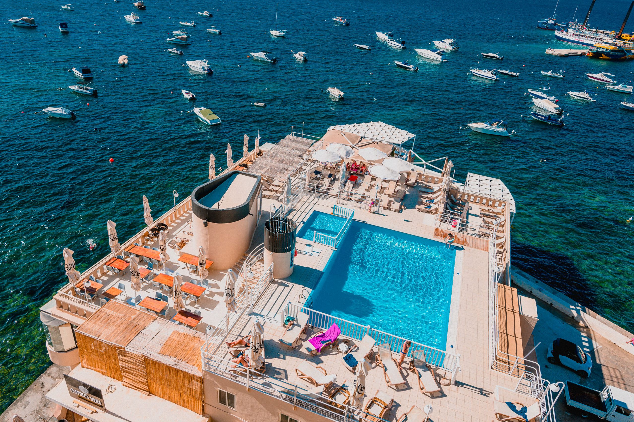 Gillieru Hotel Malta, terrasse sur le toit, Sirens, Malte