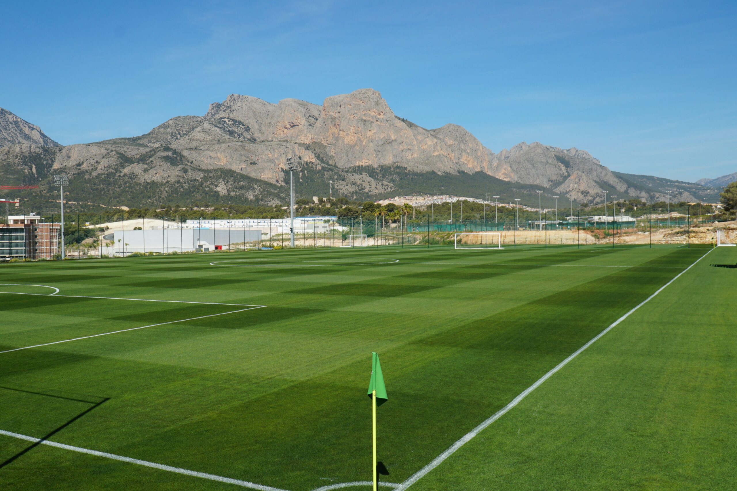 La Nucia, Fussballplatz, Alicante Spanien
